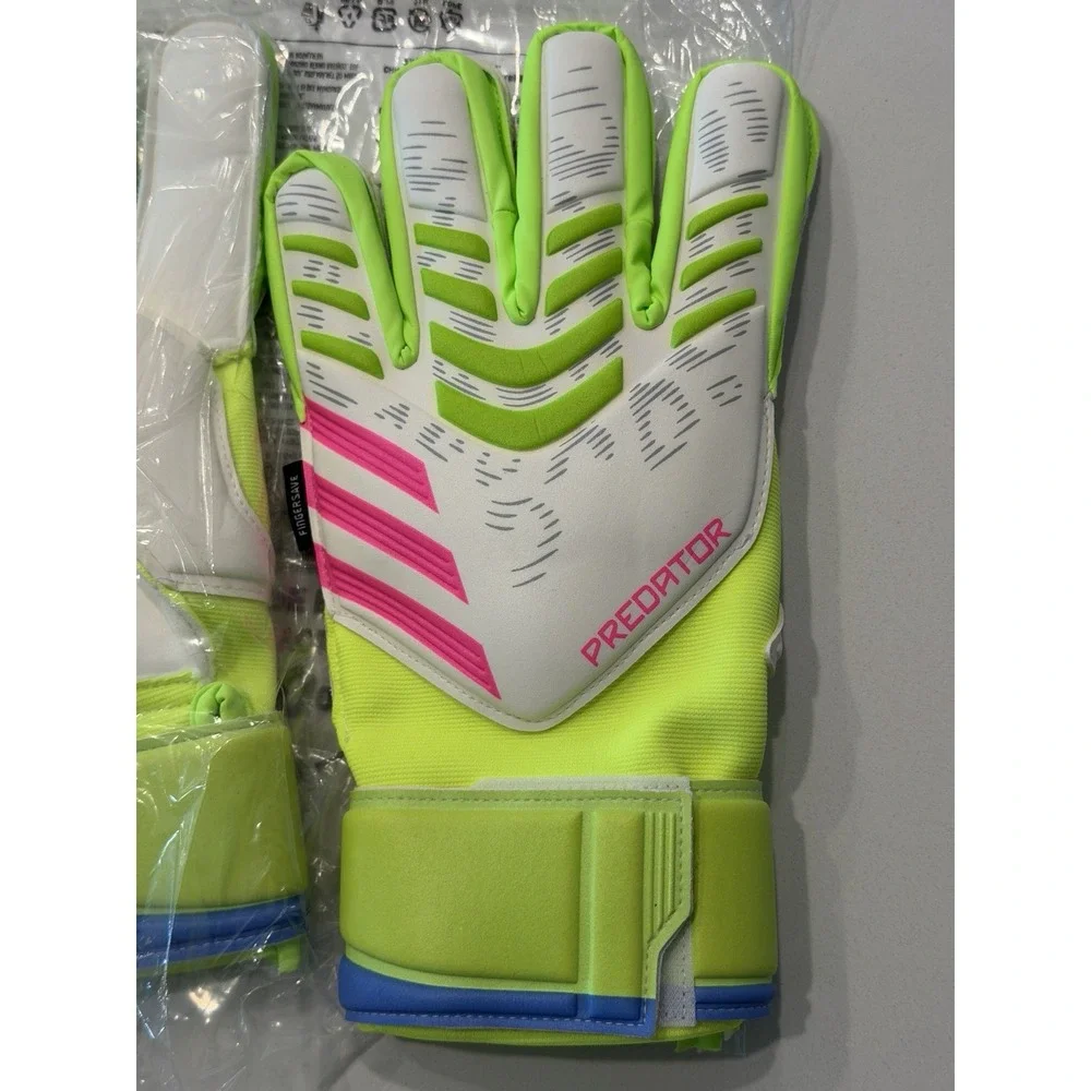 Adidas Predator Match Fingersave Goalkeeper Gloves Soccer Size 10 JH3803 NEW